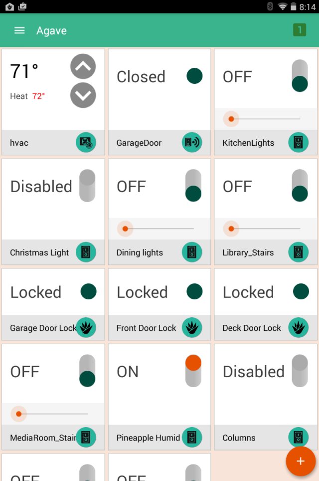 The favorites page has 3 columns on large screens